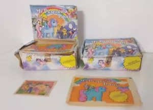 MY LITTLE PONY 1987 Vintage 100 pegatinas envoltorios con cajas lote Hasbro - Imagen 1 de 2