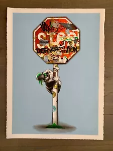 Hijack Print ‘Virtual Insanity’ Original Signed Art Poster *Mr. Brainwash - Picture 1 of 12