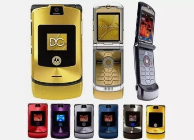 Original Motorola RAZR V3i GSM Unlocked Flip phone Mobile Cell Phone - Image 1 of 4