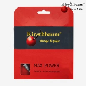 Kirschbaum Max Power 1.15/1.20/1.25 12.2m Tennis String Racket Poly Grey NWT - Picture 1 of 5