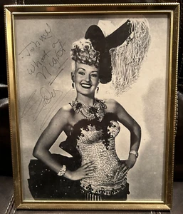 Foto Personalizada Inscrita Firmada Betty Grable - Enmarcada Dulce Rosie O'Grady - Imagen 1 de 5