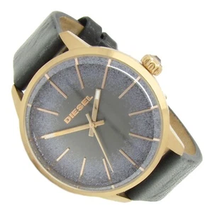 DIESEL Damen Armbanduhr Leder Edelstahl Rosegold Iced DZ-5573 5ATM Bat neu S75 - Bild 1 von 2