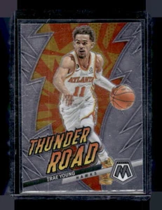 2022-23 Panini Mosaic #4 Trae Young Thunder Road - Picture 1 of 2