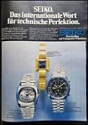 Seiko Armbanduhren,  originale Werbung aus 1972