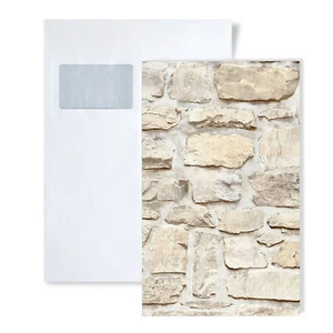 1 PIEZA DE MUESTRA Profhome S-363703-GU DIN A4 | PATRÓN de papel pintado efecto piedra - Imagen 1 de 1