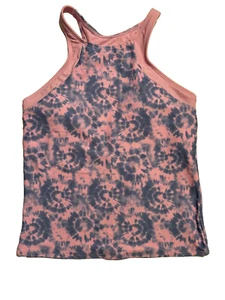 NWT* Athleta Girl Free Spirit Tankini TOP**Size 14* Pink/Blue Tie Dye - Picture 1 of 2