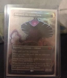 MTG- Double Masters 2022 - Emrakul, the Aeons Torn - Foil - Borderless - NM/M - Picture 1 of 1