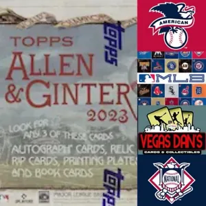 2023 Topps Allen & Ginter COMPLETE BASE TEAM SETS All 30 MLB Teams YOU CHOOSE! - Picture 1 of 32