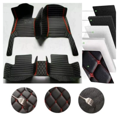 For Volkswagen Beetle All Models Car Floor Mats Waterproof Leather Carpet Custom - Image 1 of 4