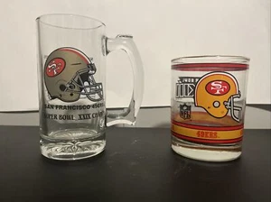 RARE Vintage San Francisco Super Bowl XXVIII Cup and Beer Mug - Picture 1 of 5