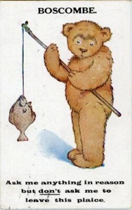 CÓMIC OSO DE PELUCHE POSTAL NO ME PIDAS QUE DEJE ESTA SOLLA, BOSCOMBE, HAMPSHIRE - Imagen 1 de 2