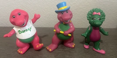 (3) Фигурка динозавра Barney Baby Bop 5 дюймов ПВХ игрушки The Lyons Group - Изображение 1 из 3