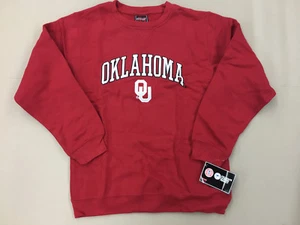 OKLAHOMA SOONERS EMBROIDERED YOUTH  SWEATSHIRT NCAA  NEW WITH TAGS ALL SIZES - Picture 1 of 1