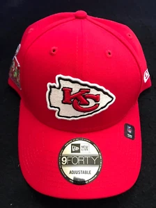 Super Bowl 59 Kansas City Chiefs 9Forty 2025 gorra ajustable roja New Era - Imagen 1 de 5