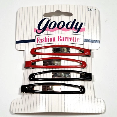 DE COLECCIÓN GOODY FASHION PASADORES #32757 PAQUETE DE 4 2.5" AÑOS 90 NUEVO EN STOCK Foto 1 de 4