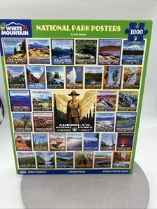 White Mountain National Park Posters 1000 Pc Puzzle 100% Complete - Picture 1 of 3