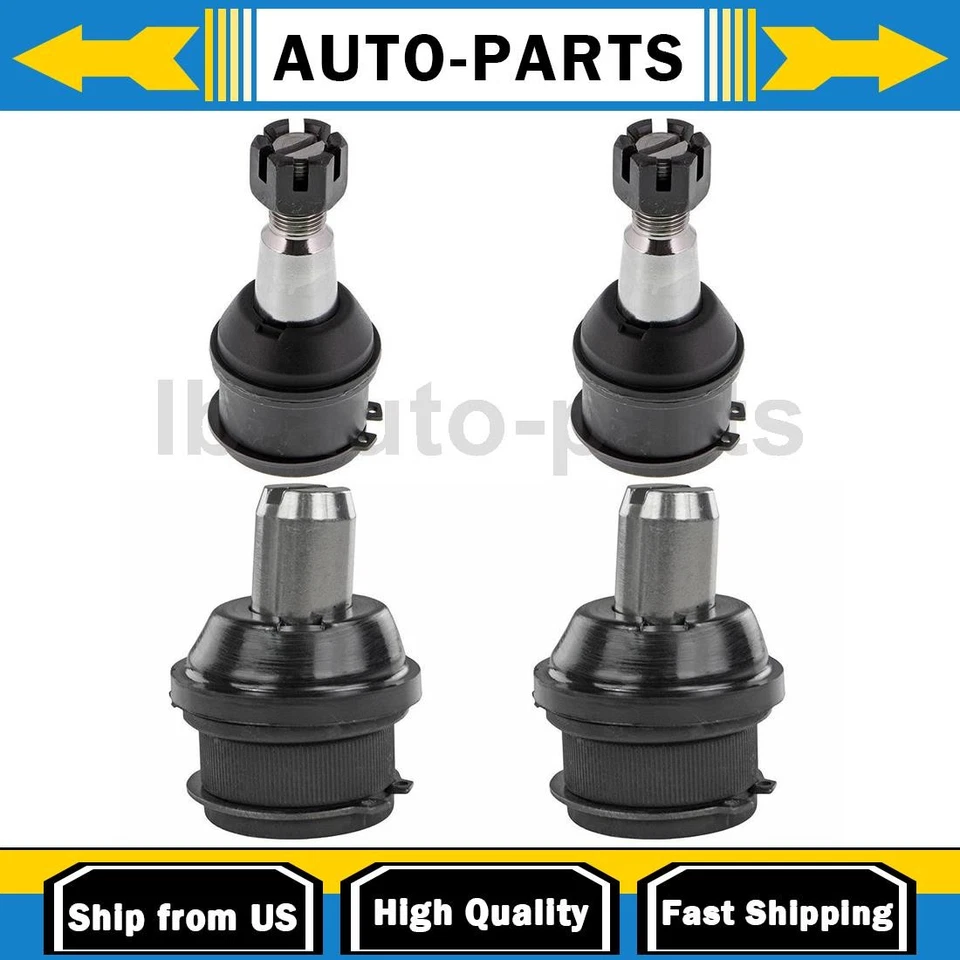 Rótulas inferiores superiores delanteras 4 piezas para Ford E-350 Econoline Club Wagon 1992-2002 Foto 1 de 4