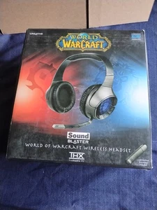 Creative Sound Blaster World of Warcraft WOW Wireless Headsets Gaming Headphones - Zdjęcie 1 z 9