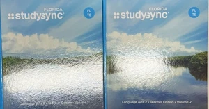 Grade 7 Study Sync Florida Language Arts 2 Teacher Edition Set 2026 - Imagen 1 de 1