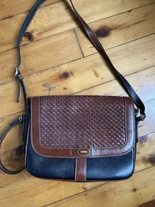 Bally Umhängetasche Vintage 90er Bally geflochtenes Leder - Bild 1 von 5