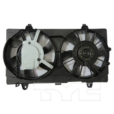 Conjunto de ventilador de refrigeración de doble radiador y condensador para 07-12 Nissan Sentra SR/SE Foto 1 de 4