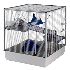 Furet Gabbia per furetti, X-Large, 80 x 75 x 86,5 cm, Grigio - Foto 1 di 5