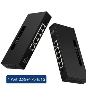 Gigabit Network Switch Internet Splitter Adapter Lan hub rj45 Ethernet Switcher - Picture 1 of 8