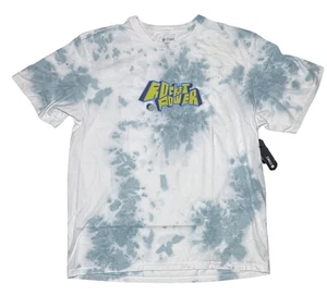 Stance X Rocket Power Herren Grafikdruck S/S T-Shirt Blau Batik 2XL Neu mit Etikett - Bild 1 von 3