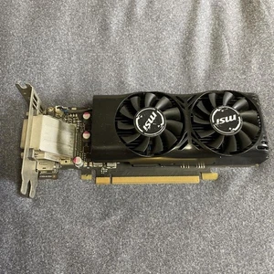 Msi Gtx 1050 Lp 2gb Graphics Card Low Profile Tested As-is Gaming Pc Upgrade - Picture 1 of 5