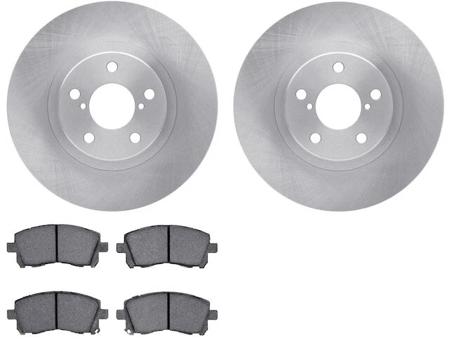 Kit de pastillas de freno delanteras y rotor para Subaru Impreza 1999 2000 MB597CY 1998-2001 Foto 1 de 1