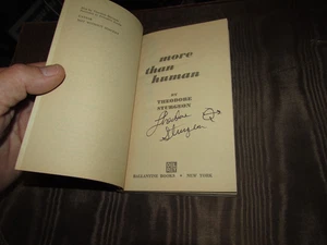Theodore Sturgeon, More Than Human, SIGNED, 1ST CANADIAN, 1972, DEL REY PB - Bild 1 von 6