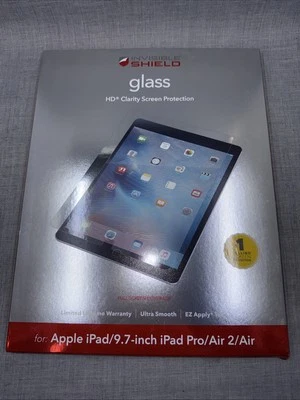 ZAGG InvisibleShield Glass Screen Protector for Apple iPad Pro 9.7" / iPad Air - Image 1 of 3
