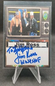 Jim Ross Auto Autograph Signed Custom Wrestling Card WWE WCW SMW - Picture 1 of 1