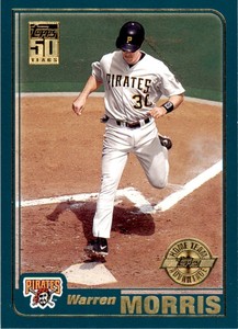 2001 TOPPS WARREN MORRIS . PITTSBURGH PIRATES #203