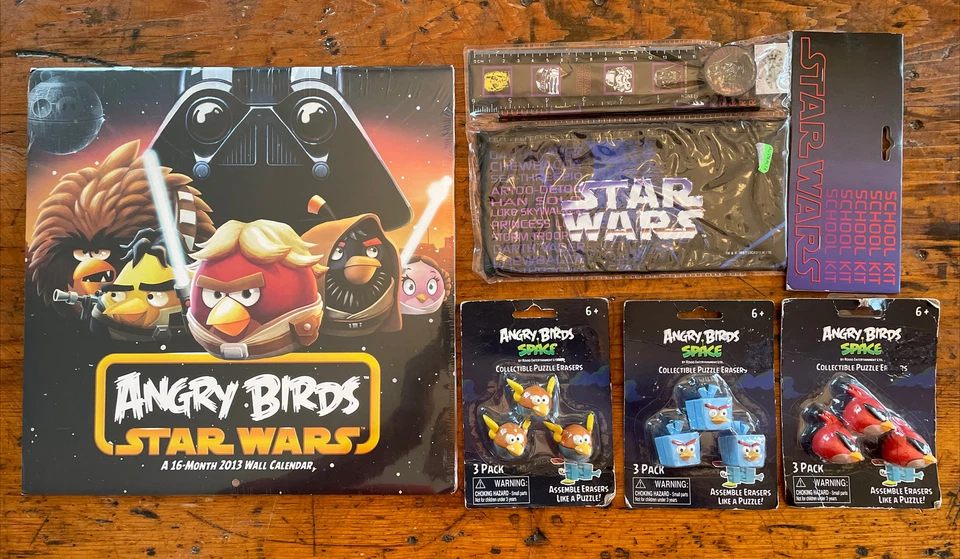 Angry Birds Collectible Puzzle Erasers Rovio Entertainment Limited Tblkt1