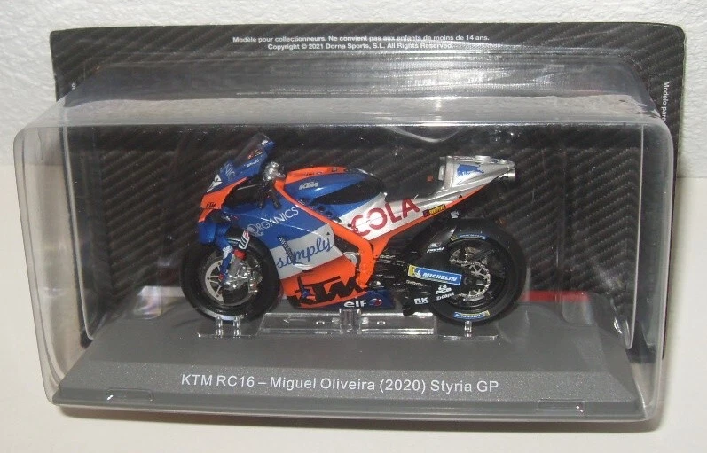MIGUEL OLIVEIRA (2020) • KTM RC16 STYRIA GP SCALE 1/18 MOTO GP ALTAYA MODEL - Image 1 of 1
