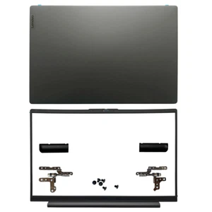 New LCD Back Cover+Bezel+Hinge For Lenovo IdeaPad 5 15ITL05 15IIL05 15ARE05 Gray - Picture 1 of 14