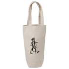 'Skeleton with Double Bass' Wine Bottle Bag (BL00000323)