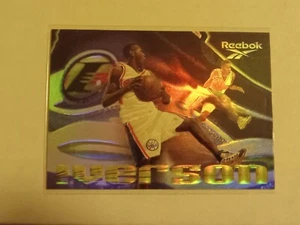 1997-98 Skybox Premium REEBOK PROMO ARGENTO NNO Allen Iverson Philadelphia 76ers - Foto 1 di 3