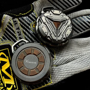 New Titanium Alloy Hand Spinner Fidget Toy Waterproof Box Necklace Pendant Tool - Picture 1 of 12