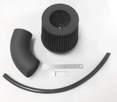 Coated Black For 1992-1999 Toyota Paseo 1.5L 4CYL Air Intake System Kit + Filter - Image 1 of 2