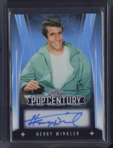 2025 Leaf Pop Century Prismatic Platinum Henry Winkler 5/7 Auto Autograph - Picture 1 of 2