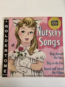 1961 GALA GOLDENTONE 78RPM SINGLE NURSERY SONGS 6” RECORD GG6 - Picture 1 of 12