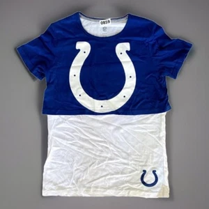 Women's Andrew Luck #12 Indianapolis Colts Blue White Jersey Tee Tshirt 0859 - Picture 1 of 4