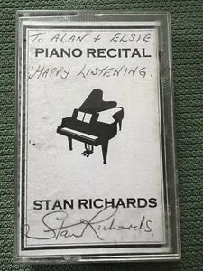 Stan Richards Piano Recital Signed Cassette - Picture 1 of 7
