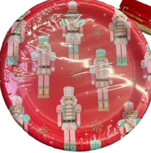 Pink Nutcracker Paper Plates 40 Count - Picture 1 of 3