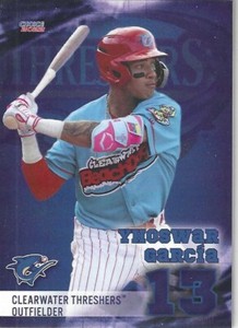 2022 Choice Clearwater Threshers #13 Yhoswar Garcia Philadelphia Phillies