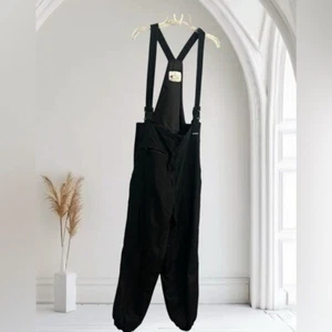 Obermeyer black full length "Ober bibs" nylon lined overalls size 18 ladies plus - Bild 1 von 11