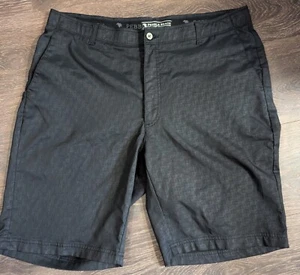 PEBBLE BEACH Mens Dry-Luxe Performance Black Golf Shorts Size 38 Inseam 9" (267 - Picture 1 of 2