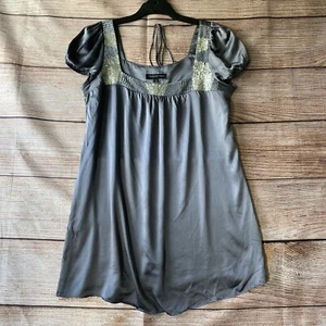 Forever New Silk Dress ~ Size 14 Women's ~ Beading detail, cap sleeve - Picture 1 of 10